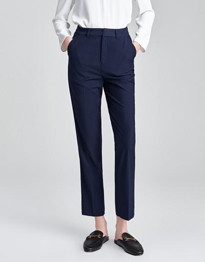 Women's Bamboo Fiber Suit Pants-438